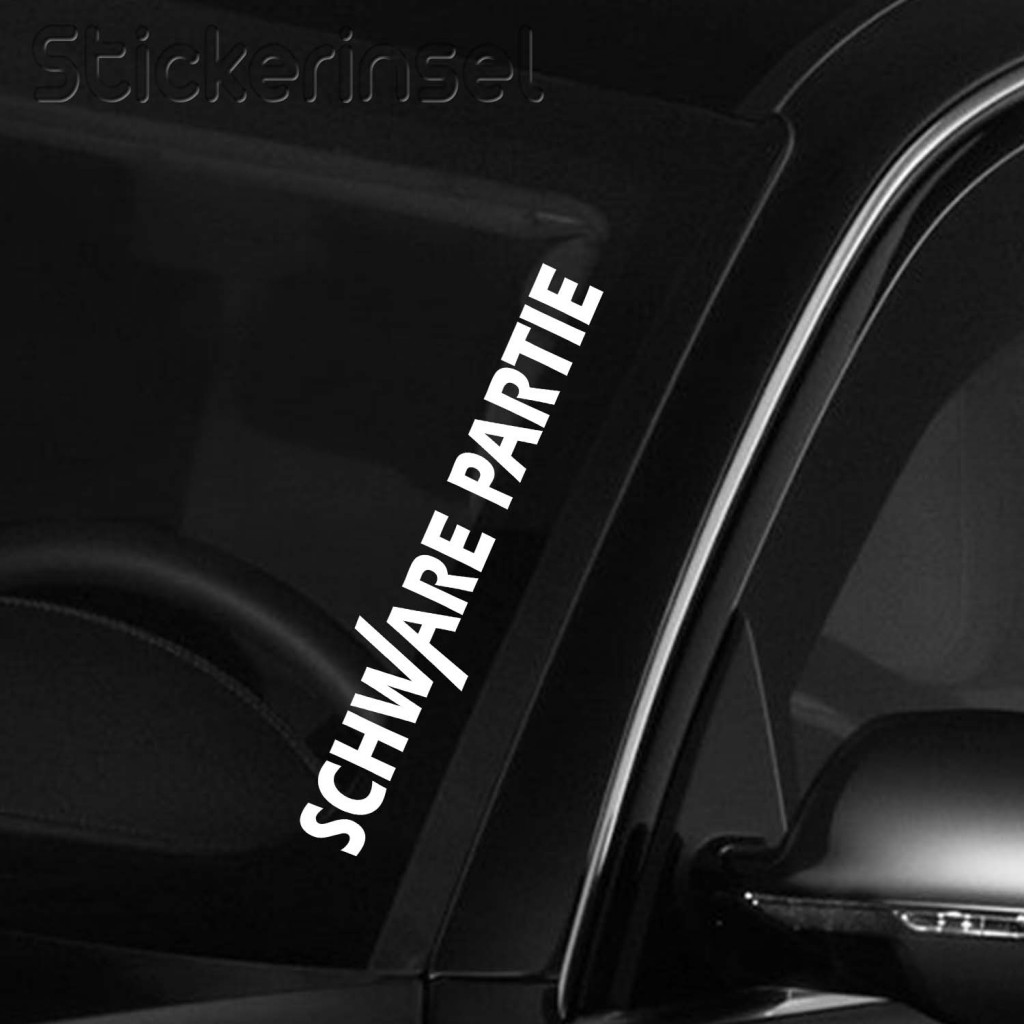 Schware Partie Frontscheibenaufkleber Stickerinsel Autoaufkleber