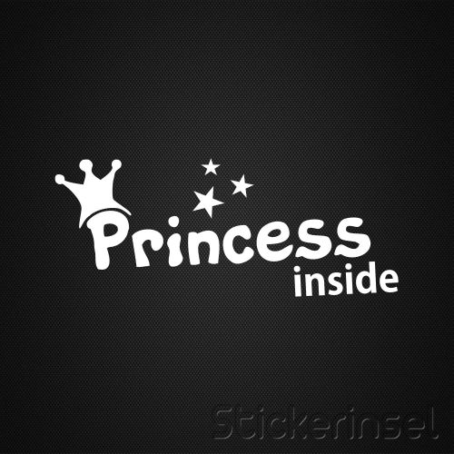 Stickerinsel_Autoaufkleber Princess inside