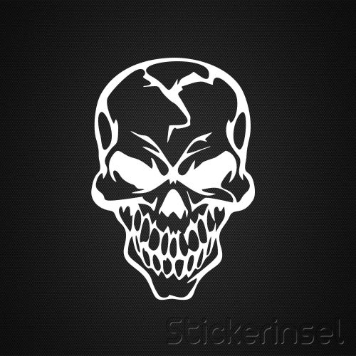 Stickerinsel_Autoaufkleber Totenkopf