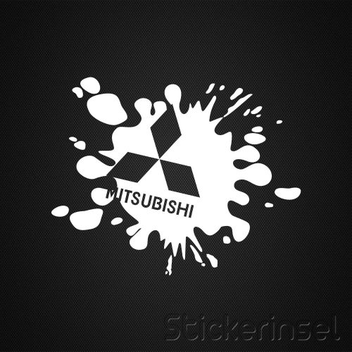 Stickerinsel_Autoaufkleber_Mitsubishi Fleck